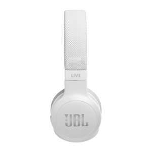 JBL LIVE 400BT - White - Your Sound, Unplugged - Detailshot 1
